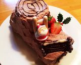 Xmasケーキ★可愛いブッシュドノエル作り方13写真