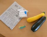 ズッキーニ保存っ！ベジバッジで解決っ！作り方1写真
