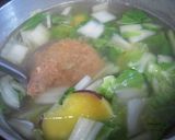 我が家のお味噌汁＊白菜とさつまいも＊作り方4写真