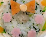 アレンジ◎ クリスマス リース キャラ弁作り方4写真