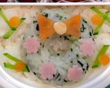 アレンジ◎ クリスマス リース キャラ弁作り方5写真