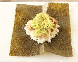 【おにぎらず】豚の生姜焼きサンドおむすび作り方5写真