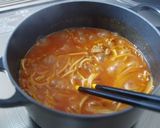 ワンポットパスタ　ミートソース作り方4写真