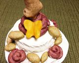 乳製品・卵不使用の離乳食ケーキ風作り方17写真