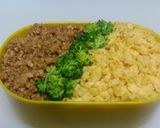 忙しい朝でもOK！超簡単♪鶏そぼろ弁当作り方6写真