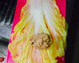 うんま〜い♡白菜の甘辛肉巻きロール作り方5写真