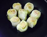 うんま〜い♡白菜の甘辛肉巻きロール作り方10写真