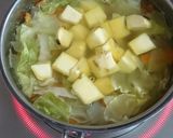 野菜たっぷりベーコンのみそ汁作り方5写真
