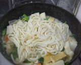 いきなり〆?!熱々★豆乳鍋うどん♪作り方7写真