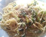 九条ねぎとしらすのパスタ作り方5写真