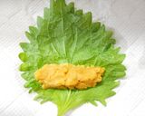 大葉の玉子味噌巻き作り方5写真