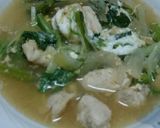 野菜親子スープ作り方4写真
