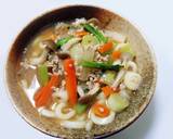 我が家の具だくさん味噌煮込みうどん作り方9写真