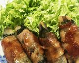 蓮根しそ豚肉巻き-甘辛たれ-作り方8写真