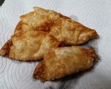 お弁当　シーチキンで揚げ餃子作り方3写真