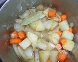 豆とハムのスープ作り方5写真