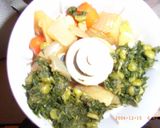 豆とハムのスープ作り方7写真