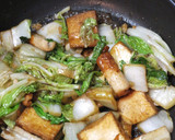 白菜と厚揚げと竹輪の中華炒め作り方13写真