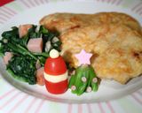 クリスマス飾付けに♥ほうれん草のツリー作り方2写真