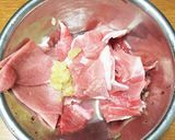 具が大きい！れんこん入りもりもり青椒肉絲作り方1写真