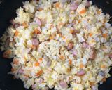 究極のパラパラチャーハン 野菜でヘルシー作り方6写真