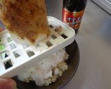 最速のとろろご飯にソース（オイスター）作り方3写真