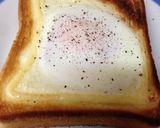 時間短縮！食パン・玉子・マヨネーズ乗せ作り方7写真