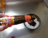 最速のとろろご飯にソース（オイスター）作り方5写真