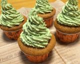 Xmas♡ツリーカップケーキ作り方4写真