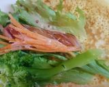 ウインナー野菜の☆朝食パンケーキロール★作り方8写真