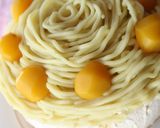 さつまいもの＊モンブランケーキ作り方10写真