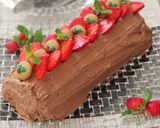 簡単*ブッシュドノエル*クリスマスケーキ作り方19写真