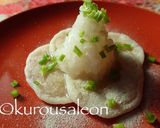 お餅のおやき 昆布茶と大根おろし作り方4写真