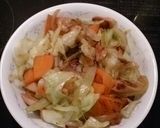 お弁当に！魚肉ソーセージ入り野菜炒め作り方8写真