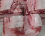 豚ばらの柔らか煮♪とろとろ 箸で割れます作り方1写真