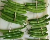 いんげん豆の天ぷら作り方1写真