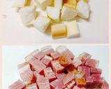 ＊お麩とベーコンの炒り卵＊作り方1写真