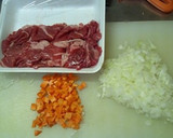安いお肉で簡単本格焼肉ピラフ作り方1写真