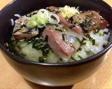 祝anan掲載 鯵 まご茶漬 お茶漬作り方4写真