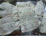 アジのバジルオイル焼き！にんにくの芽風味作り方3写真