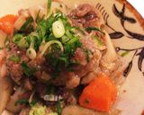 根菜たっぷり！牛すじ肉の土手焼き作り方6写真