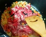 牛ばら肉とお野菜のコンソメスープ作り方3写真