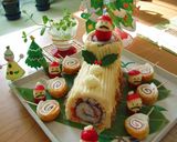 X'mas寿司・de・ブッシュドノエル☆作り方11写真