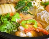トムヤムカレー鍋 ピリ辛~エスニック!作り方5写真