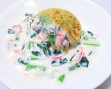 冷凍炒飯で中華クリーム飯☆かけチャー作り方5写真