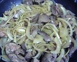 鶏レバーとたまねぎの炒め煮作り方4写真
