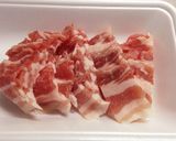 すぐ出来る、豚バラ肉と大根の煮物作り方2写真