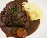 パリのビストロ風鶏肉の赤ワイン煮作り方11写真