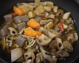 ☆牛スジと根菜の煮込み☆作り方7写真