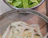 白菜&蟹のミルクあんかけ炒飯作り方2写真